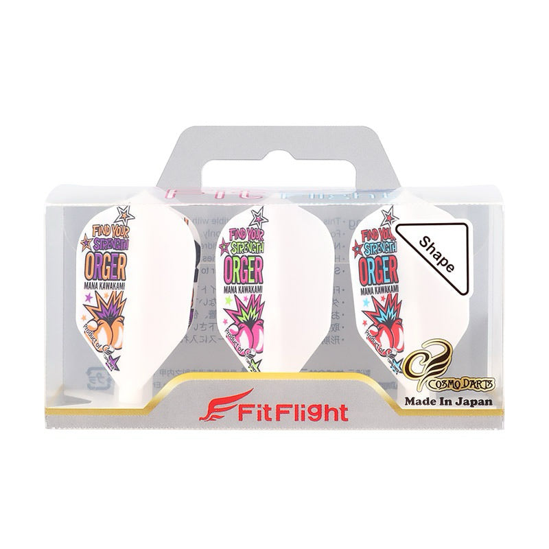 Fit Flight Player • Mana Kawakami 4 [Shape] • Dart Flights • SGDARTS