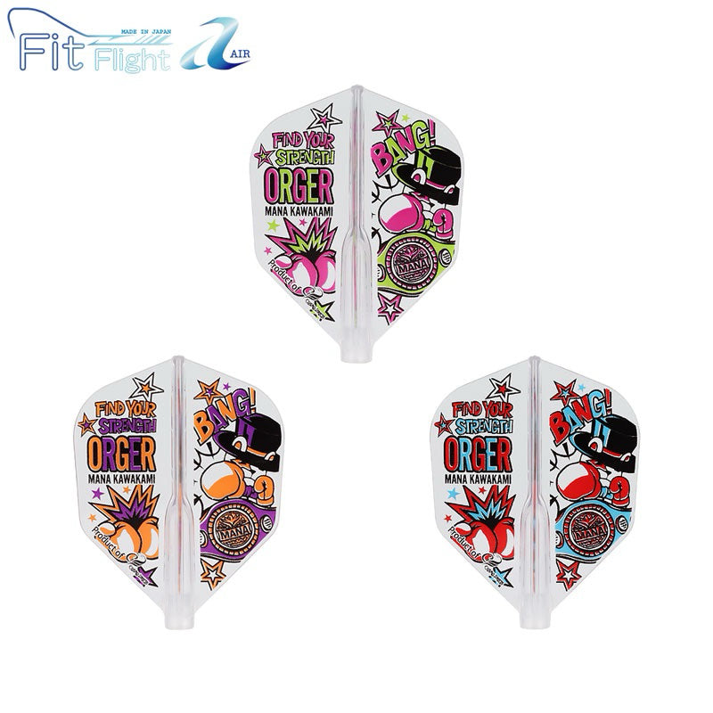 Fit Flight Player • Mana Kawakami 4 [Shape] • Dart Flights • SGDARTS