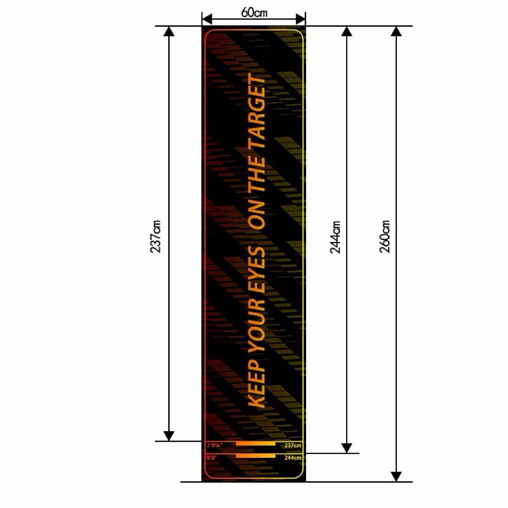 Darts Mat • For Soft Tip & Steel Tip Darts • SGDARTS