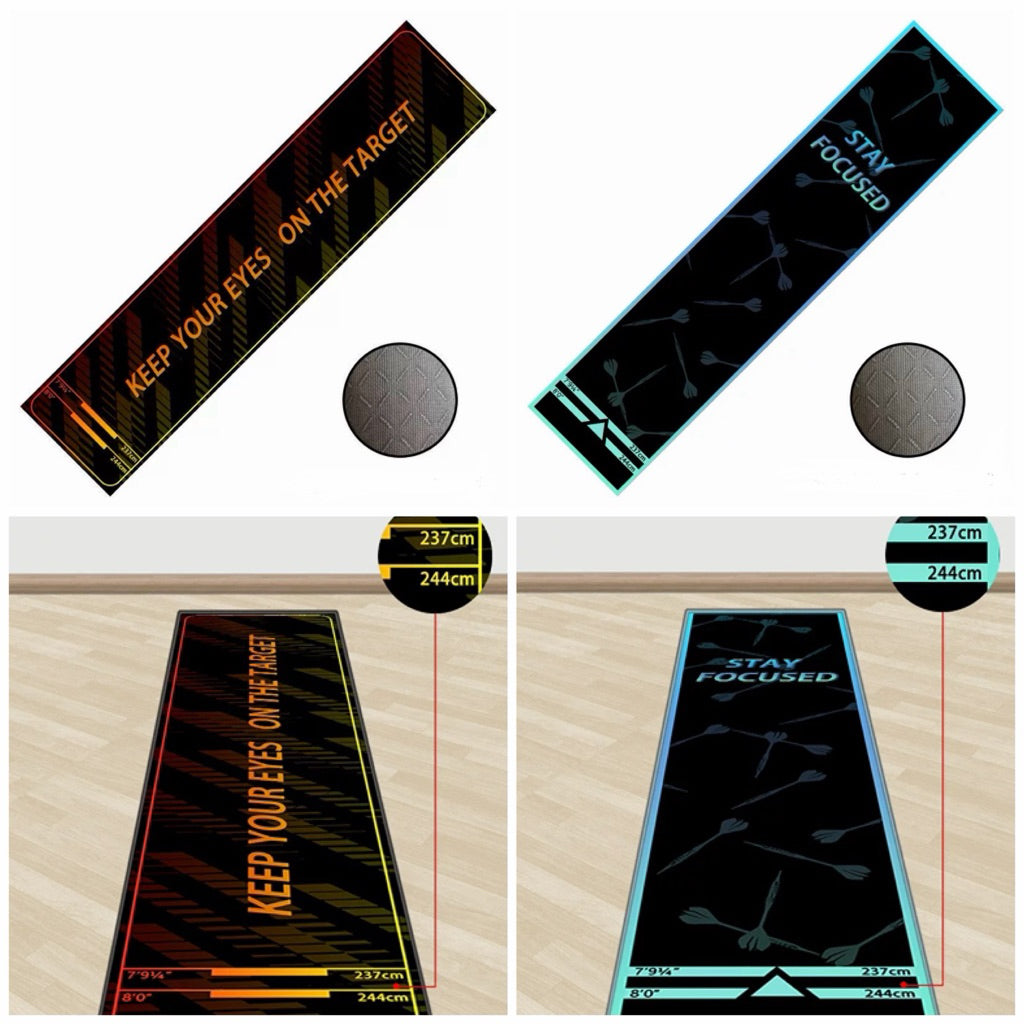 Darts Mat • For Soft Tip & Steel Tip Darts • SGDARTS