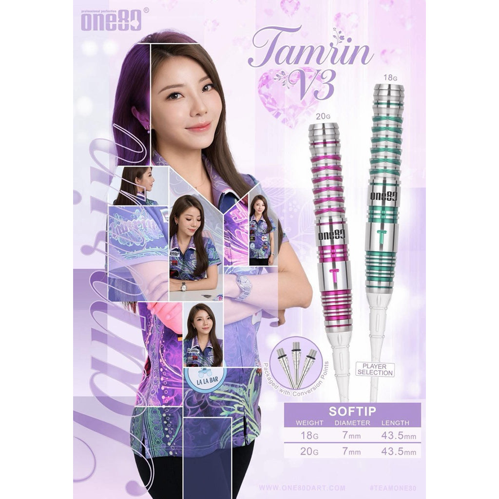 One80 Darts • Tamrin V3 • Tamrin Ng • 18g 20g • SGDARTS