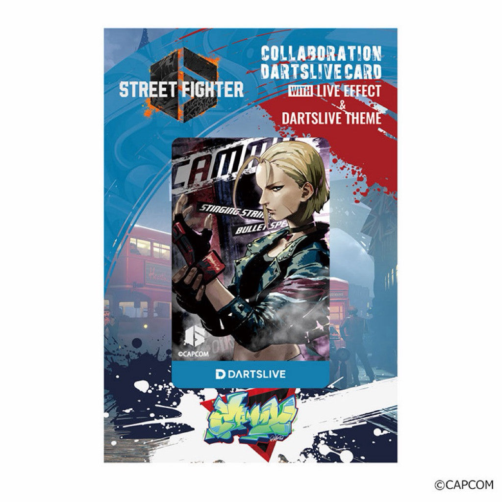 【Limited Edition】 Street Fighter 6 Dartslive Card • Cammy • SGDARTS