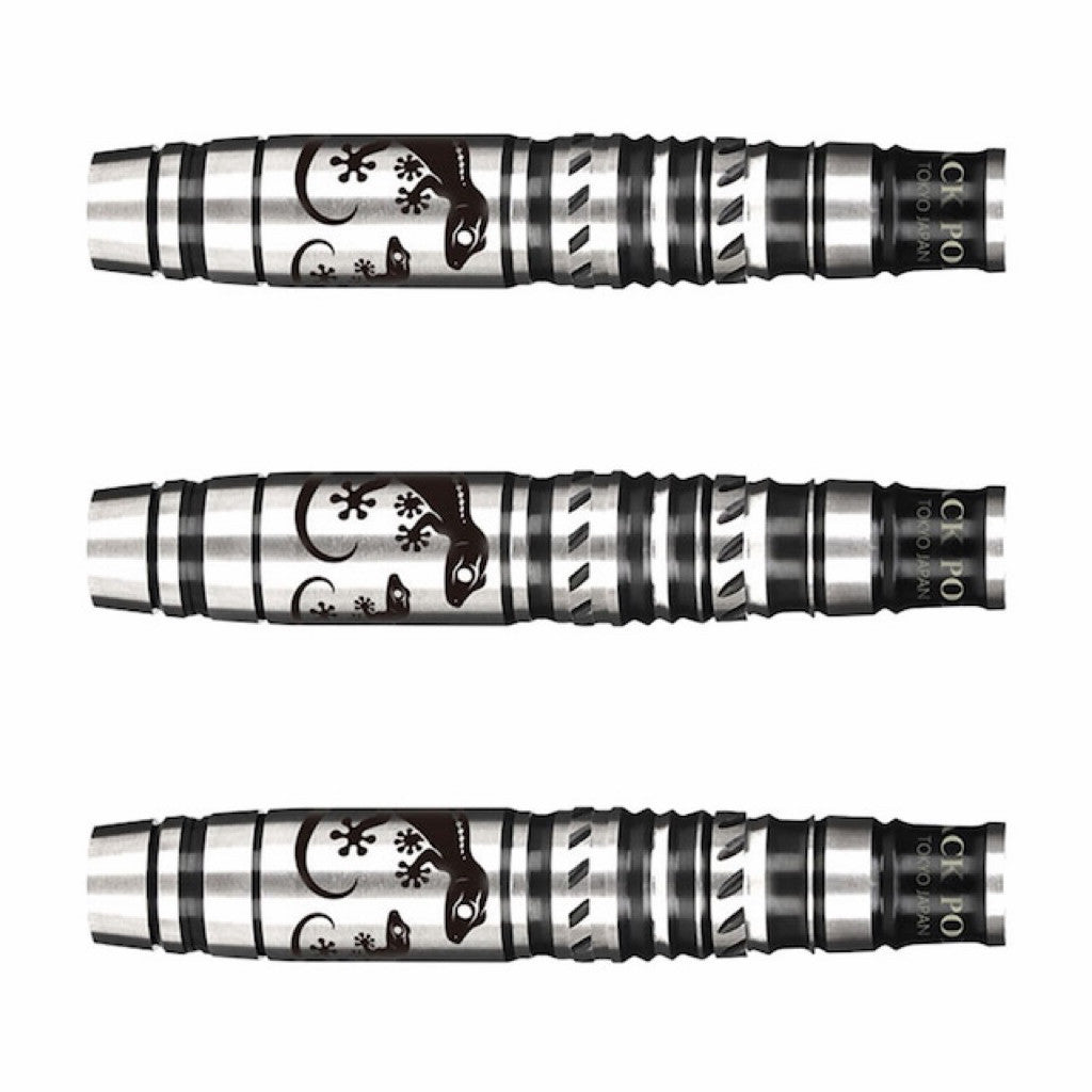 Hinotori Darts Japan • Black Silver Series Lizard • 18.5g • SGDARTS