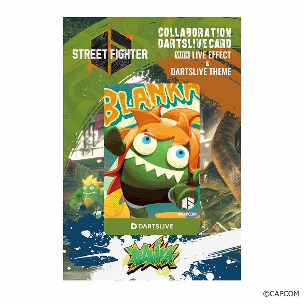 【Limited Edition】 Street Fighter Dartslive Card • Blanka • SGDARTS