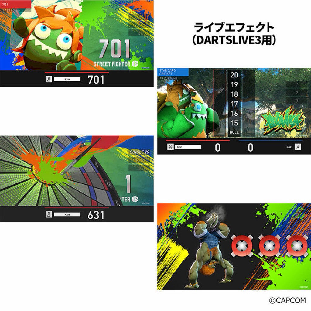 【Limited Edition】 Street Fighter Dartslive Card • Blanka • SGDARTS