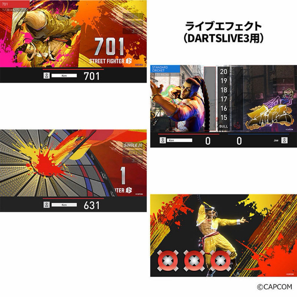 【Limited Edition】 Street Fighter Dartslive Card • Jamie • SGDARTS