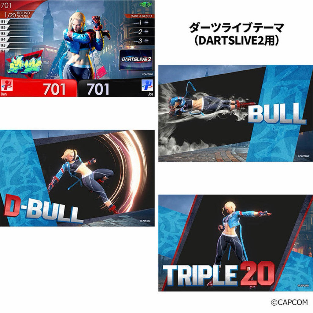 【Limited Edition】 Street Fighter 6 Dartslive Card • Cammy • SGDARTS