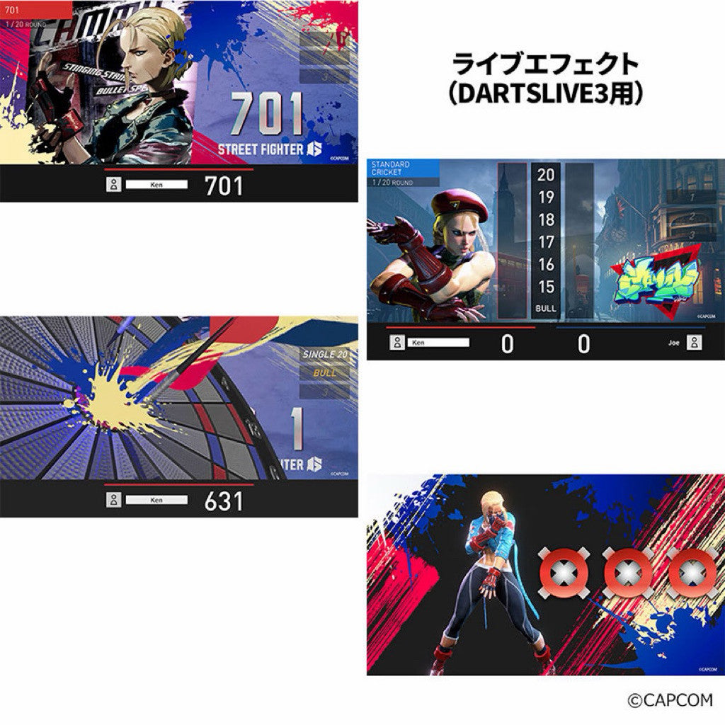 【Limited Edition】 Street Fighter 6 Dartslive Card • Cammy • SGDARTS