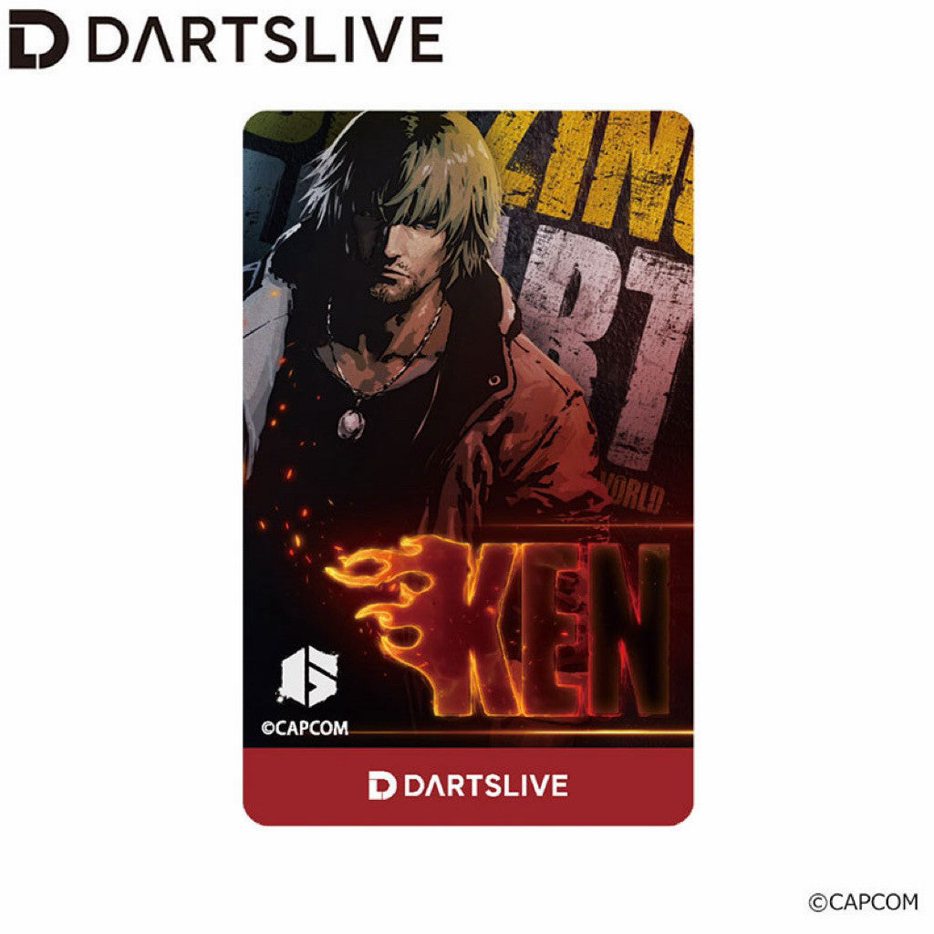 【Limited Edition】 Street Fighter Dartslive Card • Ken • SGDARTS