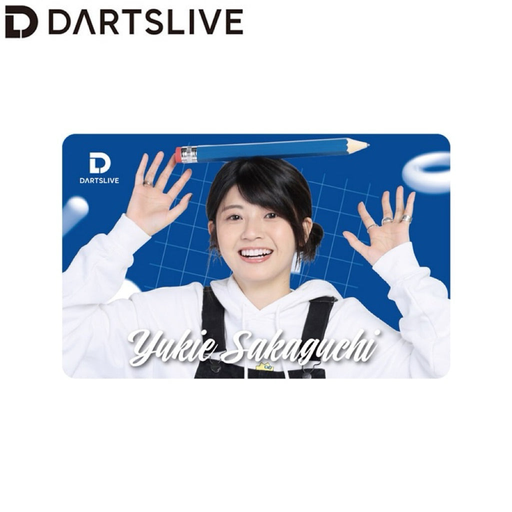 Dartslive Player Goods Vol 5 • Yukie Sakaguchi Dartslive Card • SGDARTS