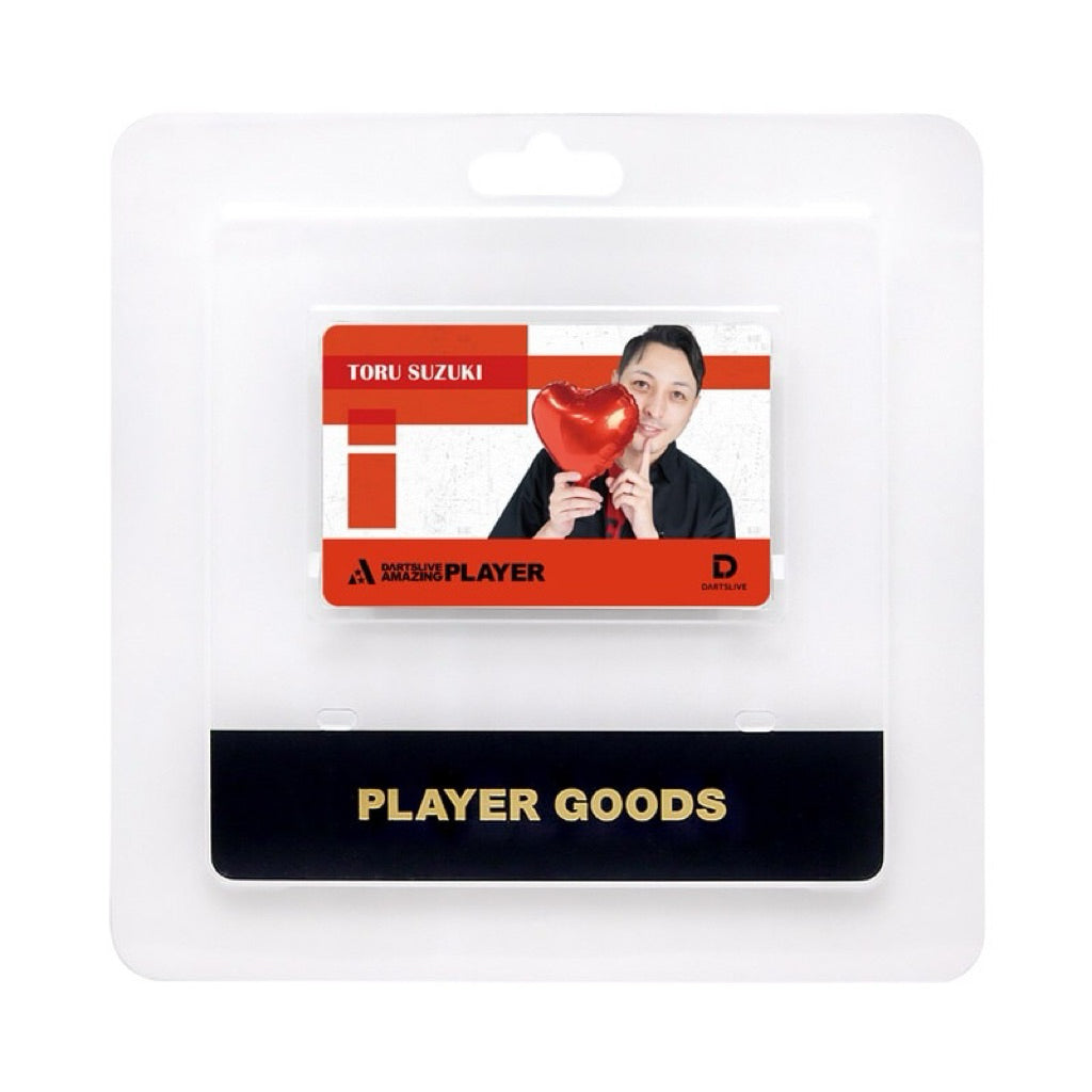 Dartslive Player Goods Vol 3 • Toru Suzuki Dartslive Card • SGDARTS