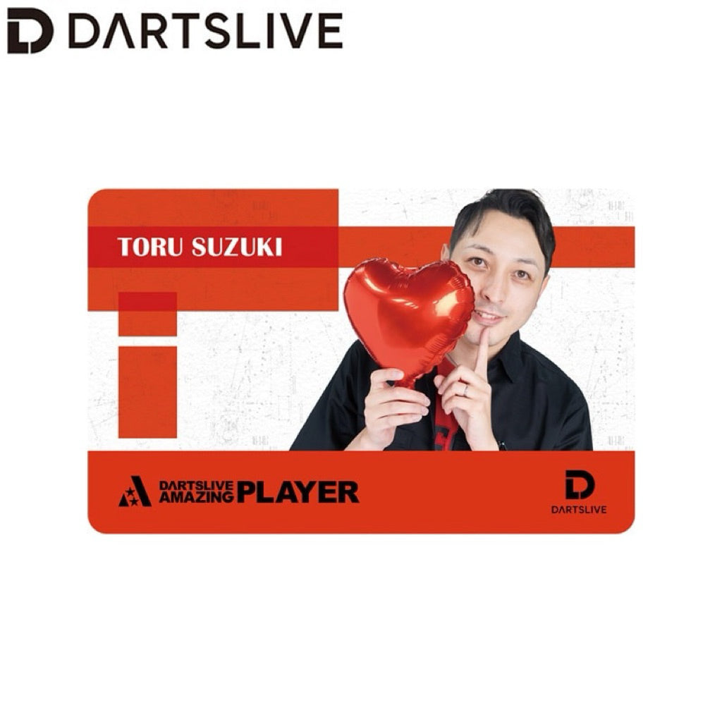 Dartslive Player Goods Vol 3 • Toru Suzuki Dartslive Card • SGDARTS