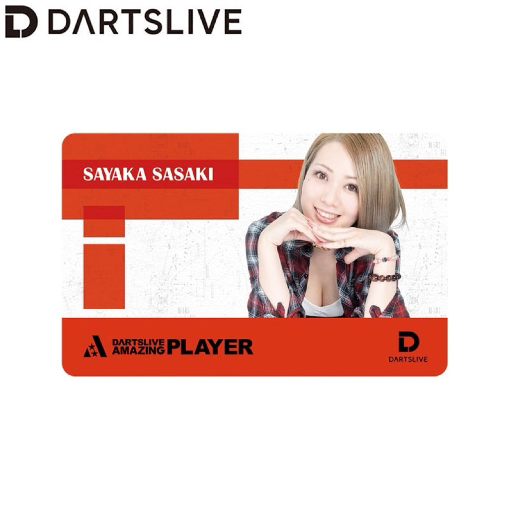 Dartslive Player Goods Vol 3 • Sayaka Sasaki Dartslive Card • SGDARTS