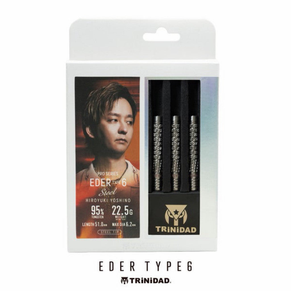 [STEELTIP] TRiNiDAD Pro Eder Type 6 • Hiroyuki Yoshino • 22.5g • SGDARTS