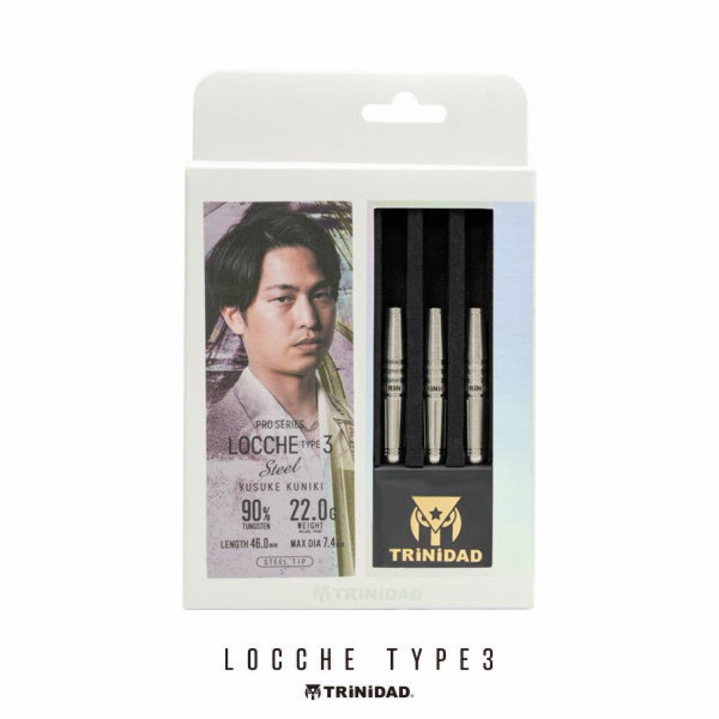 [STEELTIP] TRiNiDAD Pro Locche Type 3 • Yusuke Kuniki • 22g • SGDARTS