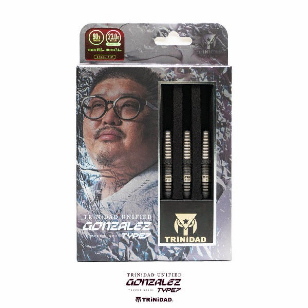 [STEELTIP] TRiNiDAD Unified Gonzalez Type 7 • Teppei Nishi • 23g • SGDARTS