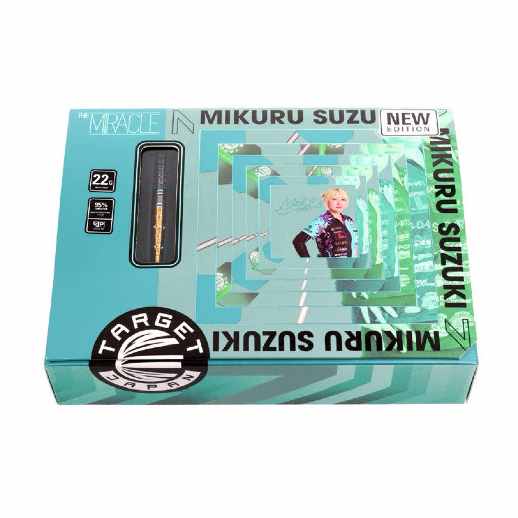 [STEELTIP] Target Japan Darts • Miracle G7.5 Swiss Point • Mikuru Suzuki • 22g 24g • SGDARTS