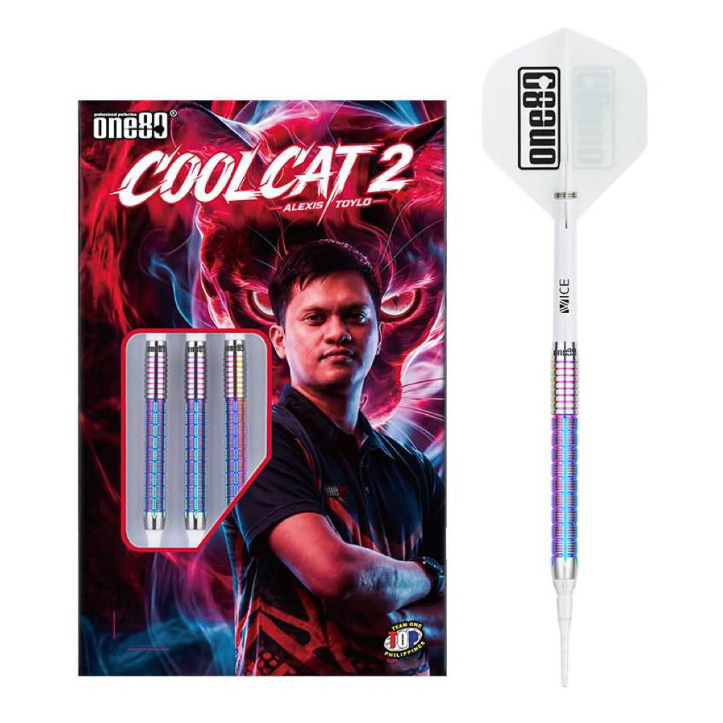 One80 Darts • Coolcat 2 • Alexis Toylo • 21g 22g • SGDARTS