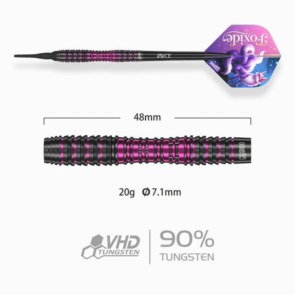 One80 Darts • Foxide F3 • 20g • SGDARTS