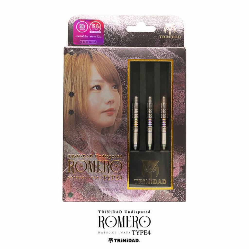 [STEELTIP] TRiNiDAD Undisputed Romero Type 4 • Natsumi Iwata • 19g • SGDARTS