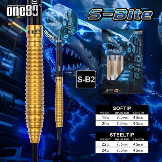 One80 Darts • S-Bite S-B2 • 18g 20g • SGDARTS