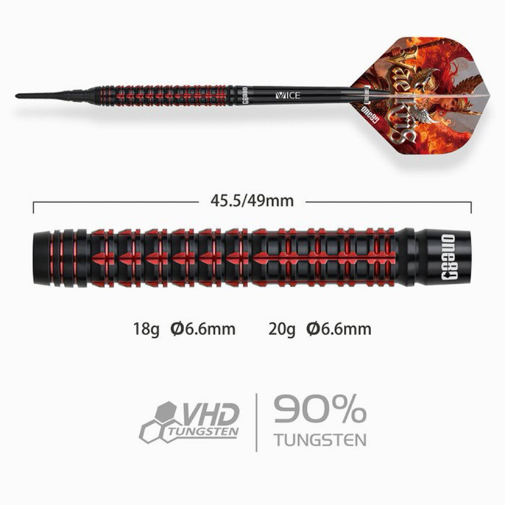 One80 Darts • Vaelkris V6 • 18g 20g • SGDARTS