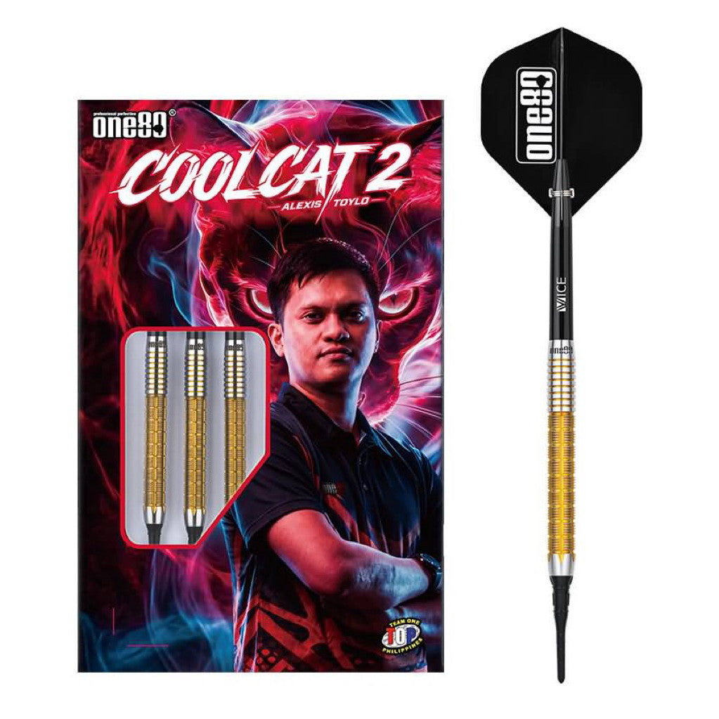 One80 Darts • Coolcat 2 • Alexis Toylo • 21g 22g • SGDARTS