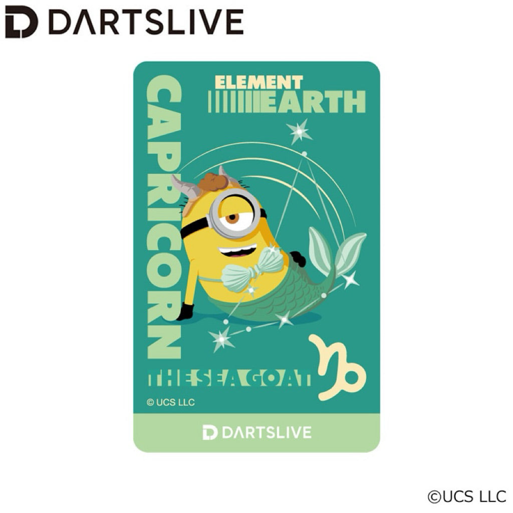 【Limited Edition】 Minions Horoscope Dartslive Card • SGDARTS