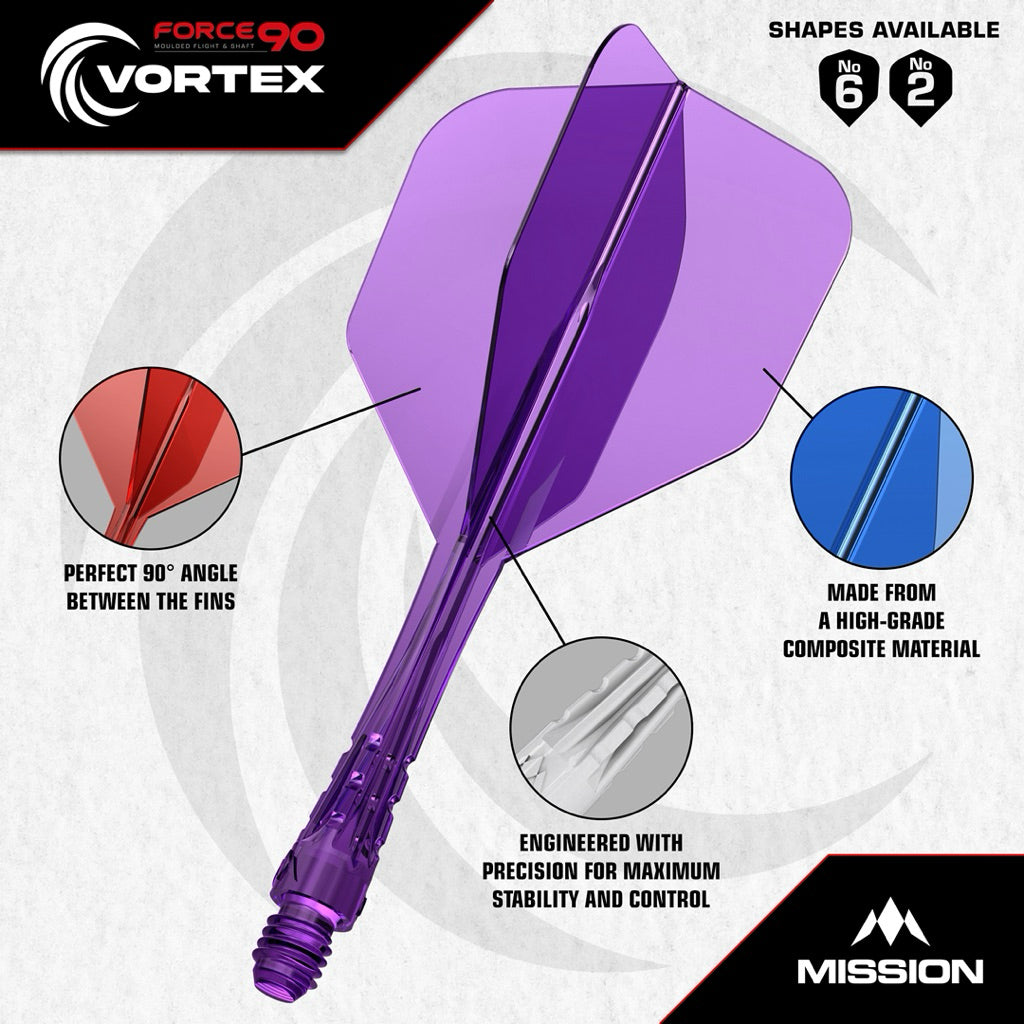 Mission Darts • Force 90 Vortex • [Standard] • [Shape] • SGDARTS