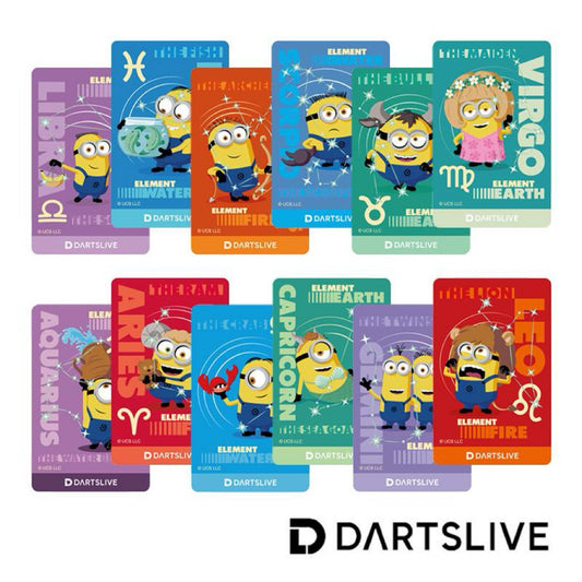 【Limited Edition】 Minions Horoscope Dartslive Card • SGDARTS