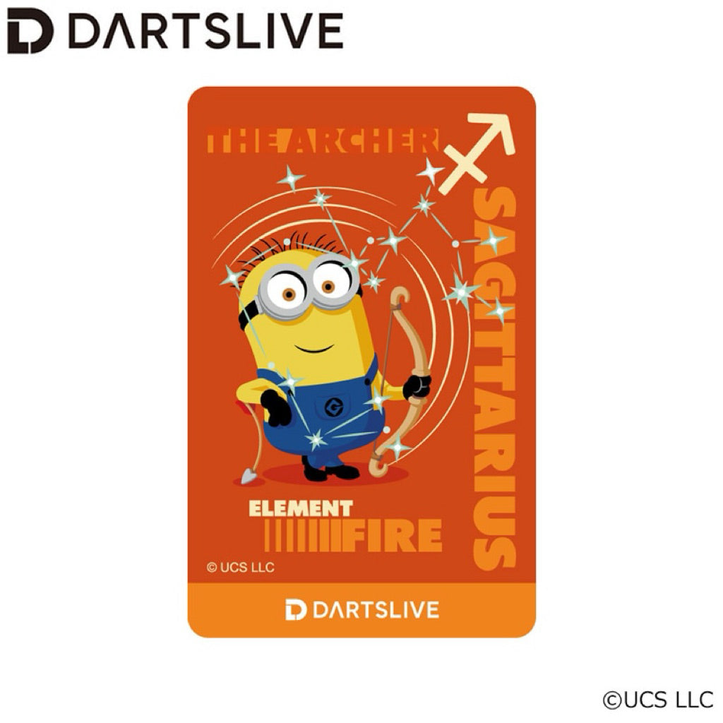 【Limited Edition】 Minions Horoscope Dartslive Card • SGDARTS