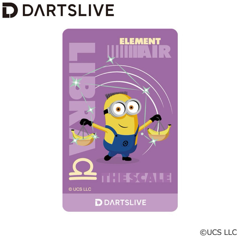 【Limited Edition】 Minions Horoscope Dartslive Card • SGDARTS