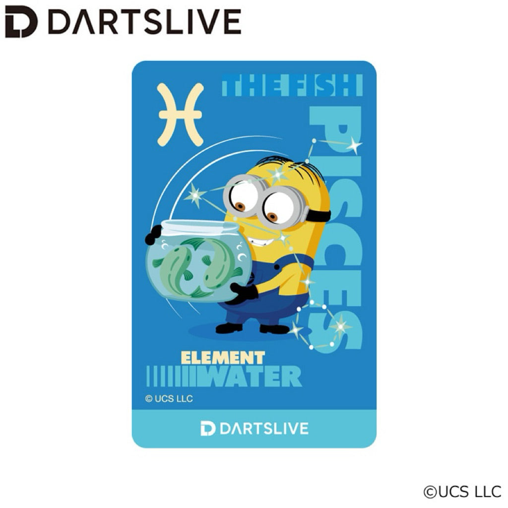 【Limited Edition】 Minions Horoscope Dartslive Card • SGDARTS
