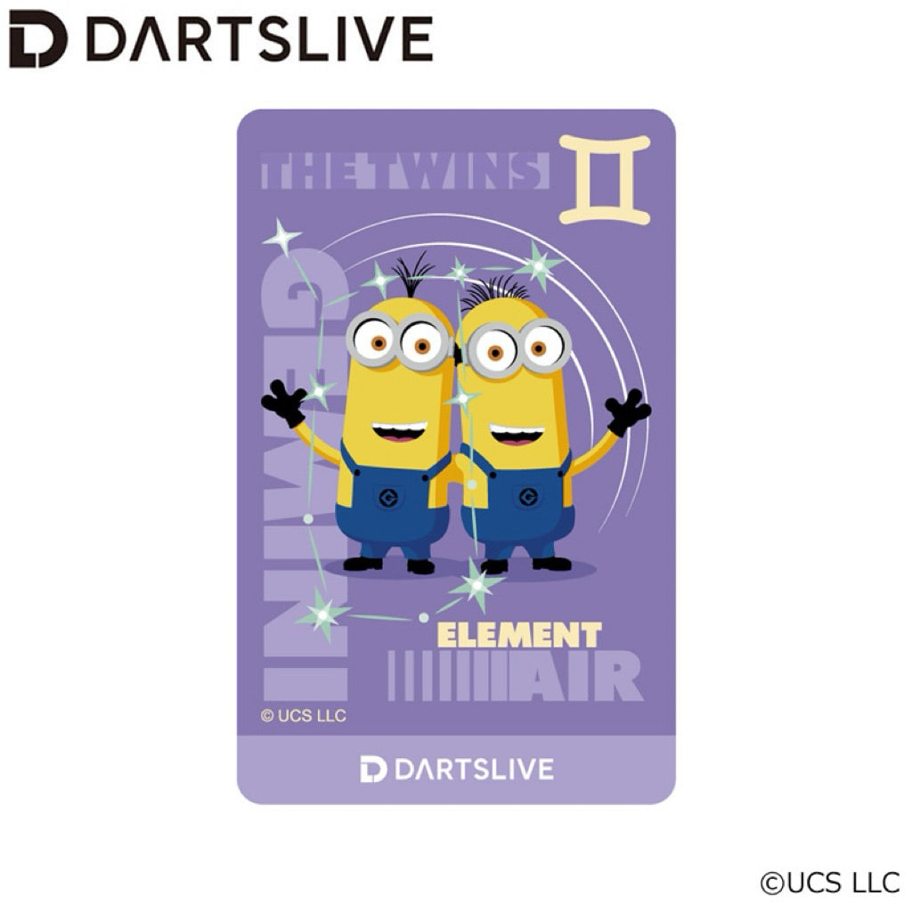 【Limited Edition】 Minions Horoscope Dartslive Card • SGDARTS