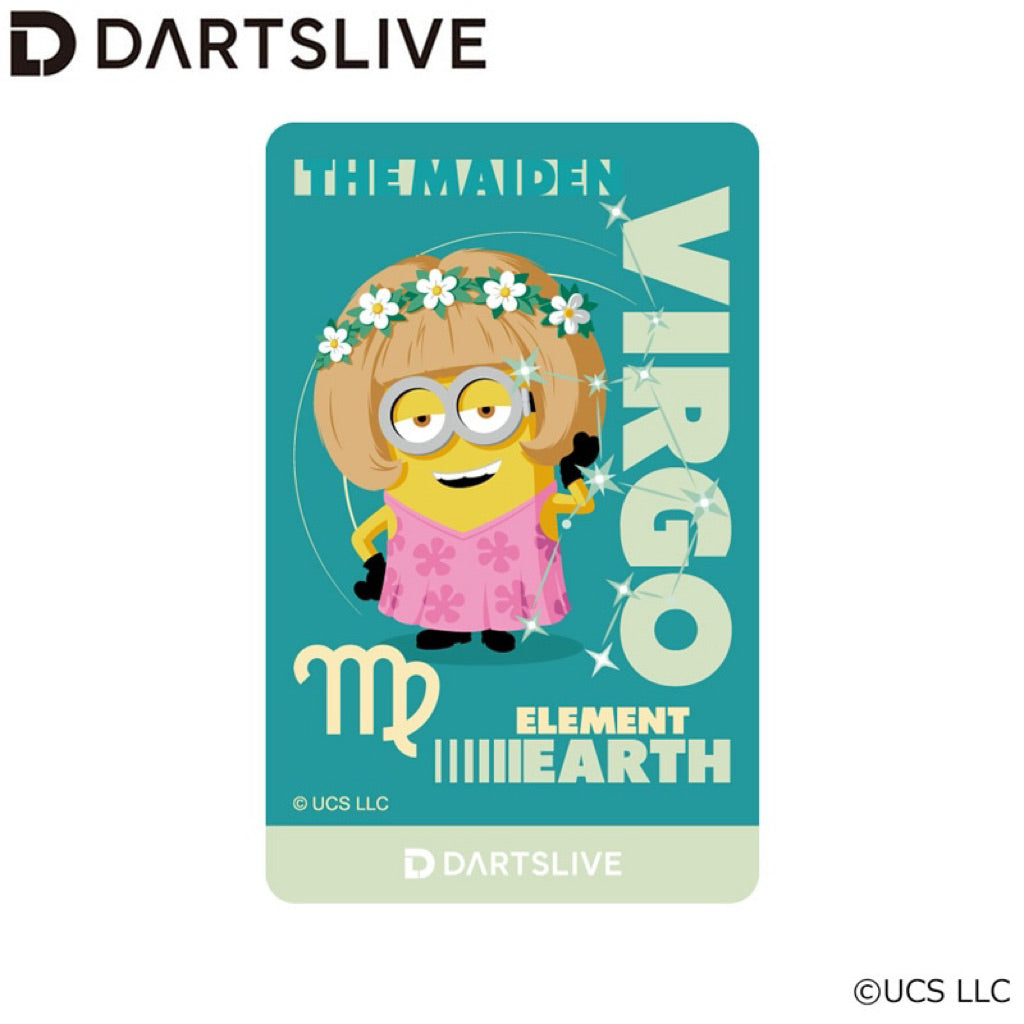 【Limited Edition】 Minions Horoscope Dartslive Card • SGDARTS