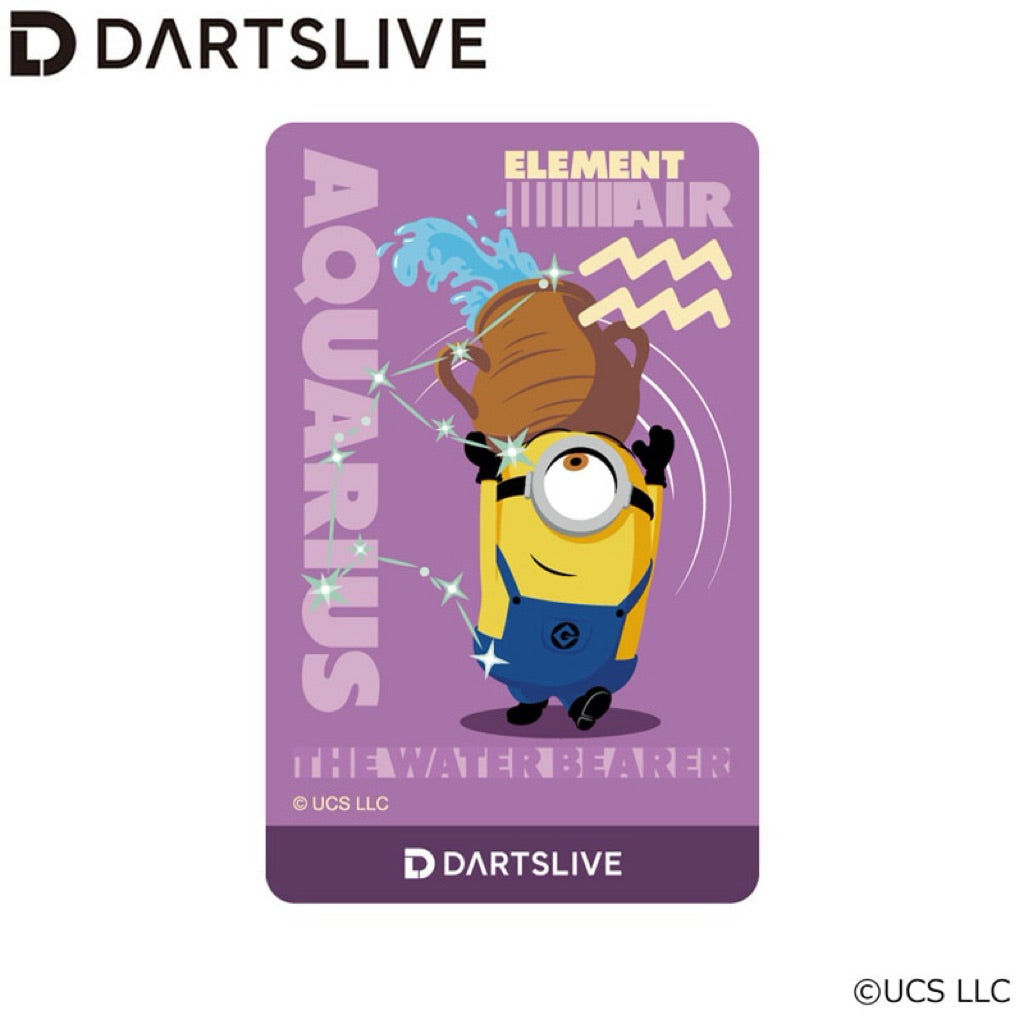 【Limited Edition】 Minions Horoscope Dartslive Card • SGDARTS