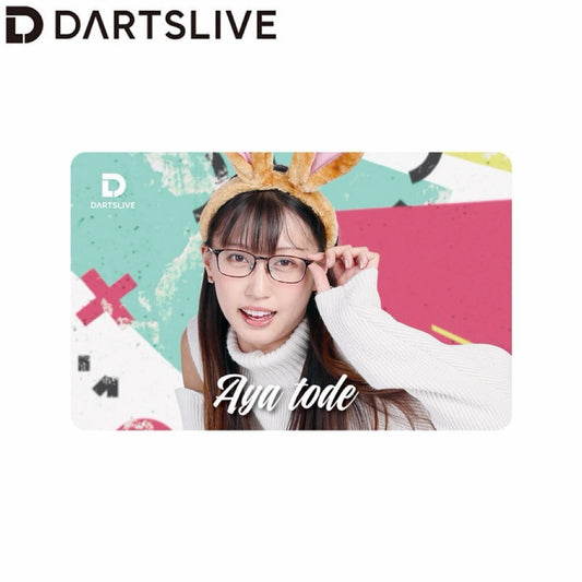 Dartslive Player Goods Vol 5 • Aya Tode Dartslive Card • SGDARTS