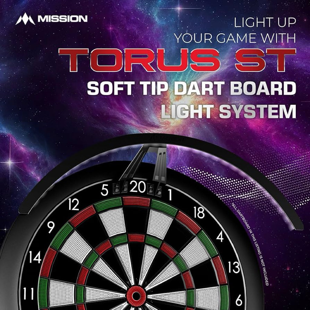 Mission Darts • Torus ST Dartboard Lighting • SGDARTS