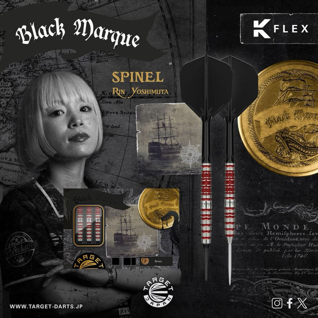 Target Japan Darts • Black Marque Spinel • 21.5g • SGDARTS