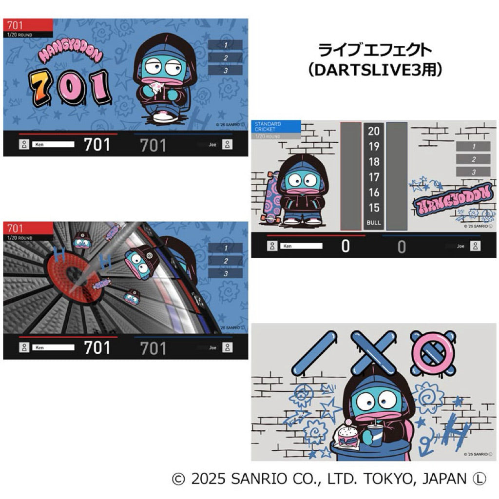 Sanrio Characters Darts Set • Hangyodon • SGDARTS