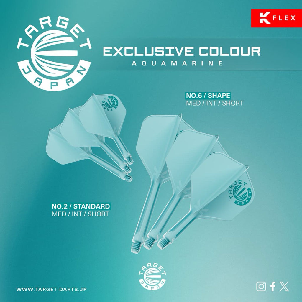 K Flex Target Logo Aquamarine [Standard] • [Shape] • SGDARTS
