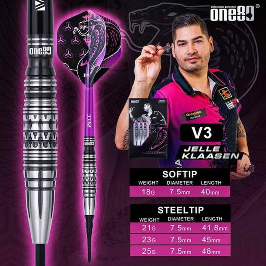 One80 Darts • Jelle Klaasen V3 • 18g • SGDARTS