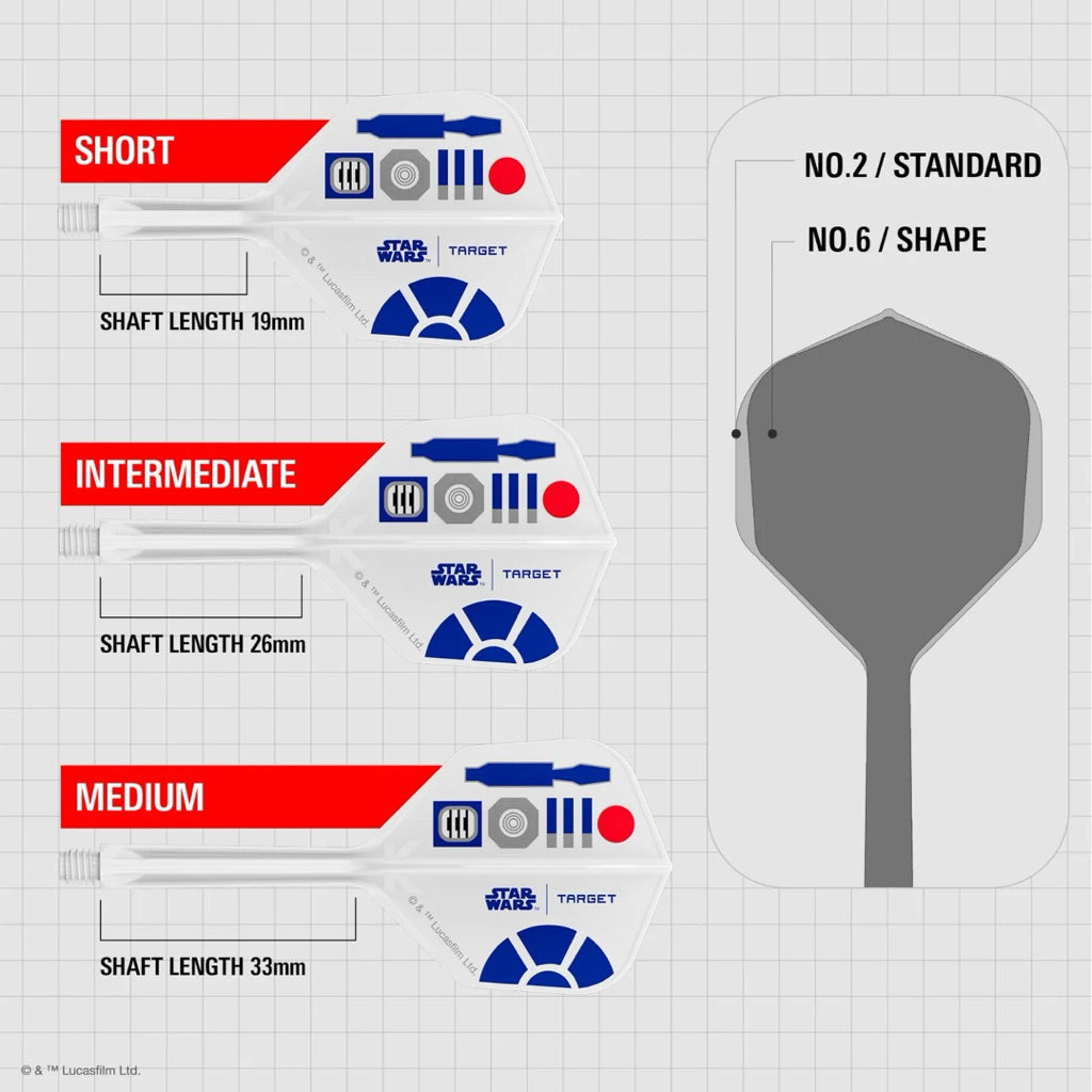 K Flex Star Wars • R2-D2 • [Standard] • [Shape] • SGDARTS