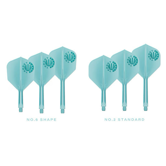 K Flex Target Logo Aquamarine [Standard] • [Shape] • SGDARTS