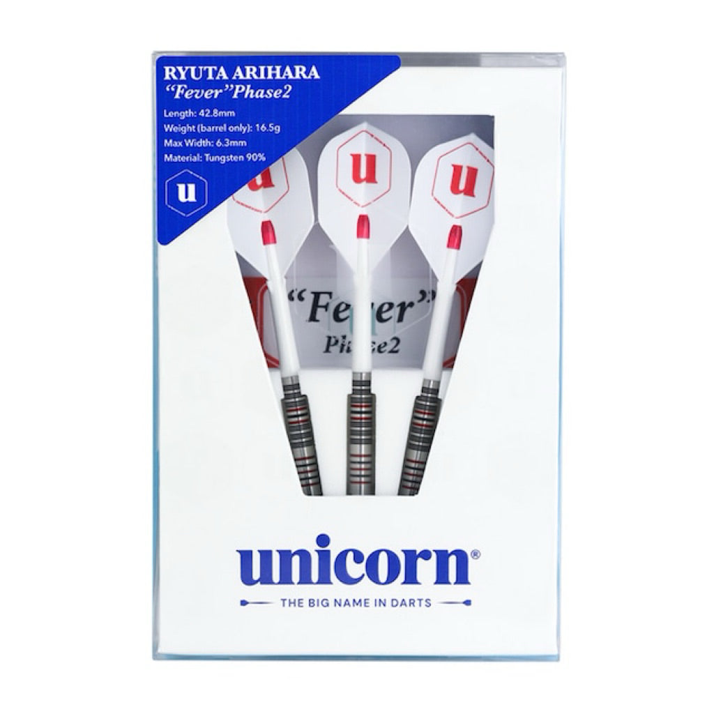 Unicorn Darts • Fever Phase 2 • Ryuta Arihara • 16.5g • SGDARTS