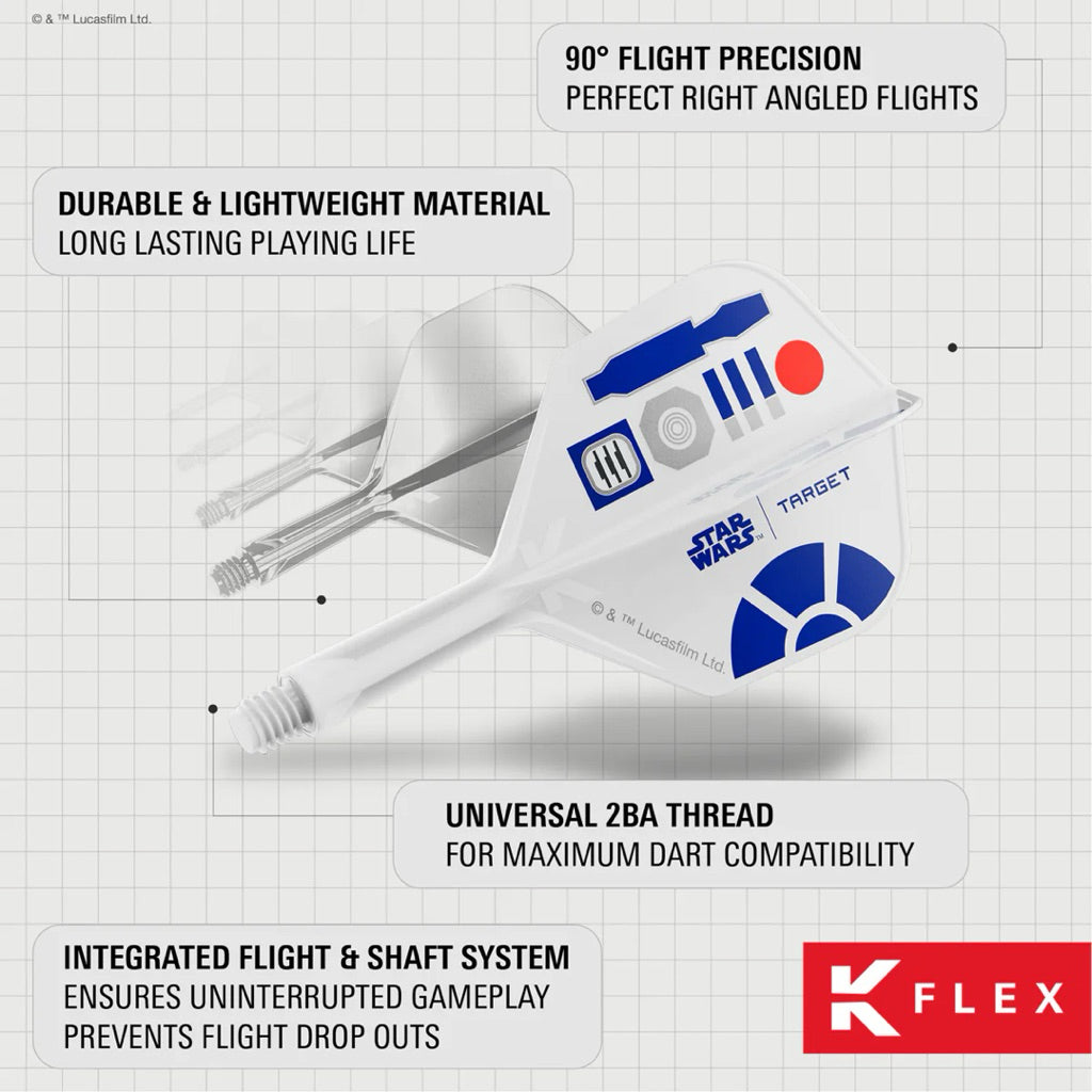 K Flex Star Wars • R2-D2 • [Standard] • [Shape] • SGDARTS