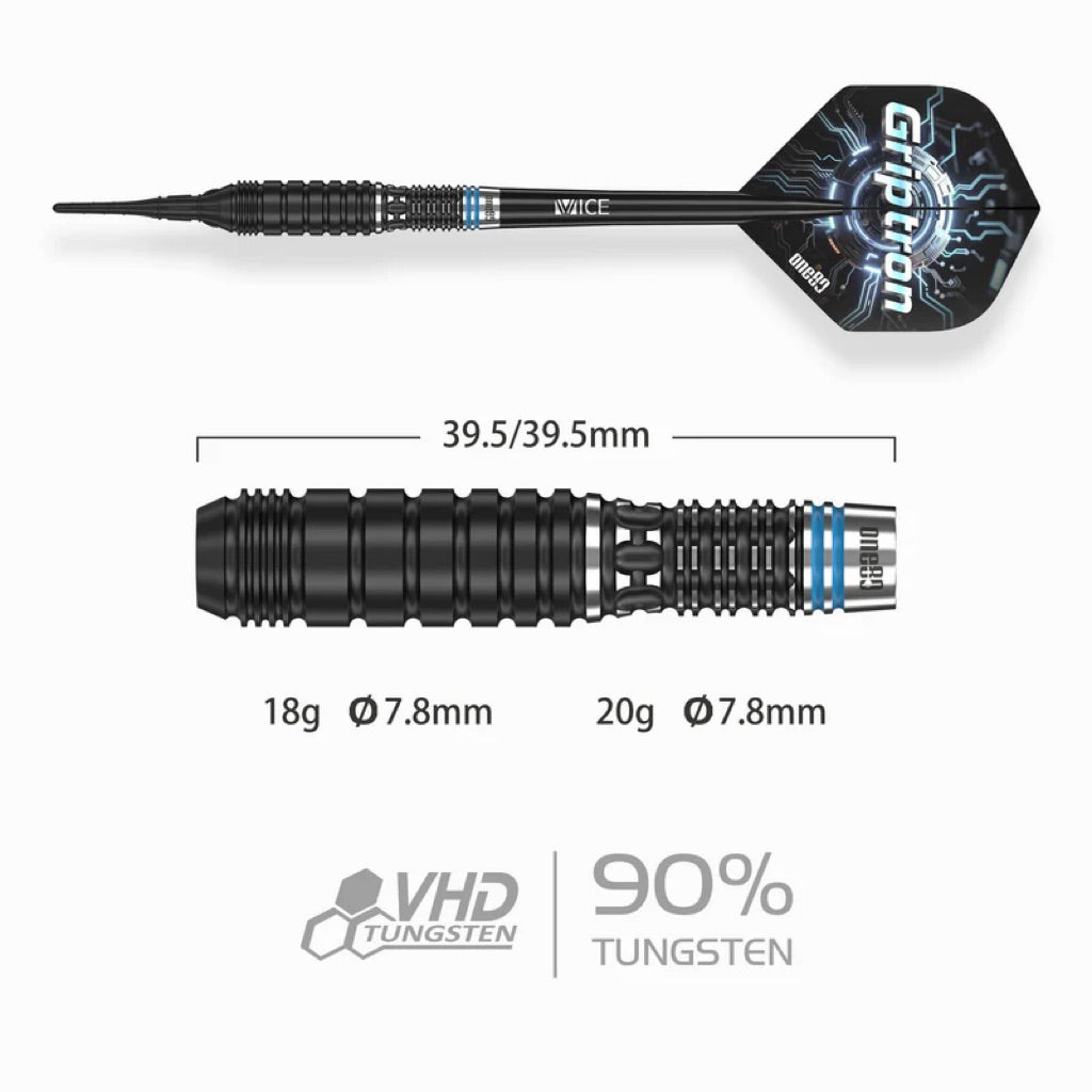 One80 Darts • Griptron GT3 • 18g 20g • SGDARTS