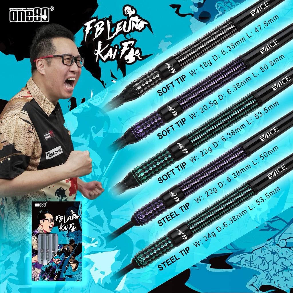 One80 Darts • FB Leung G3 • 18g 20.5g 22g • SGDARTS